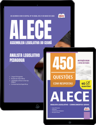 Combo ALECE 2026 - Analista Legislativo - Pedagogia