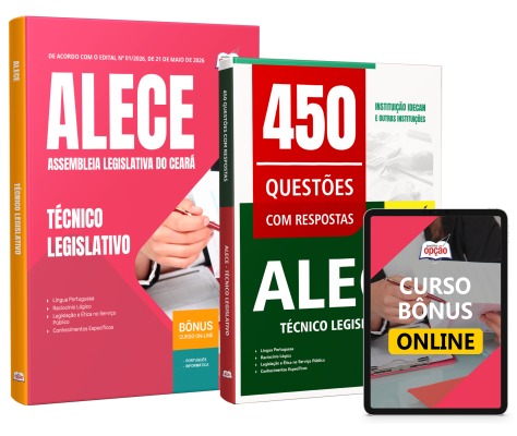 Combo ALECE 2026 - Técnico Legislativo