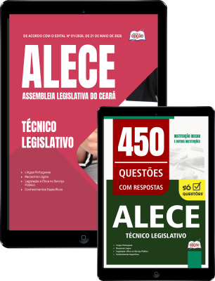 Combo ALECE 2026 - Técnico Legislativo
