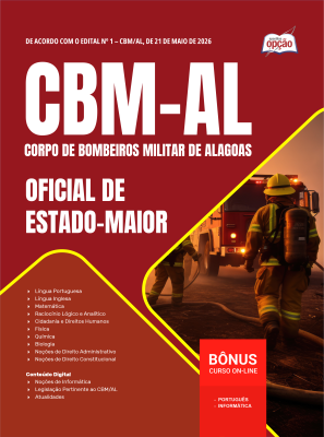 Apostila CBM-AL 2026 - Oficial de Estado-Maior