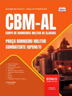 Apostila CBM-AL 2026 - Praça Bombeiro Militar Combatente (QPBM/1)