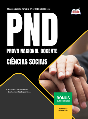Apostila PND - Prova Nacional Docente 2026 - Ciências Sociais