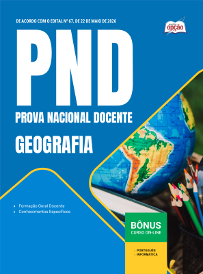 Apostila PND - Prova Nacional Docente 2026 - Geografia