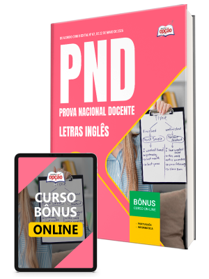 Apostila PND - Prova Nacional Docente 2026 - Letras Inglês