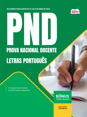 Apostila PND - Prova Nacional Docente 2026 - Letras Português