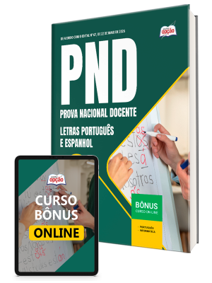 Apostila PND - Prova Nacional Docente 2026 - Letras Português e Espanhol