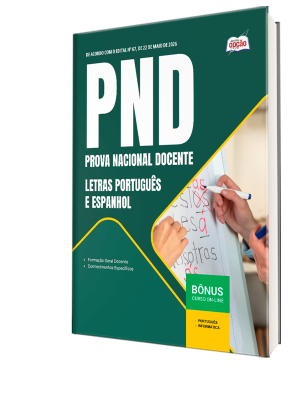 Apostila PND - Prova Nacional Docente 2026 - Letras Português e Espanhol