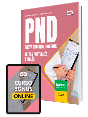 Apostila PND - Prova Nacional Docente 2026 - Letras Português e Inglês