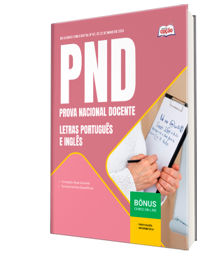 Apostila PND - Prova Nacional Docente 2026 - Letras Português e Inglês