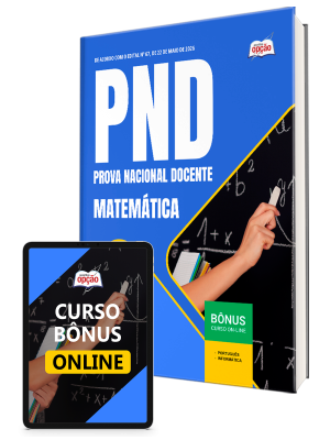 Apostila PND - Prova Nacional Docente 2026 - Matemática