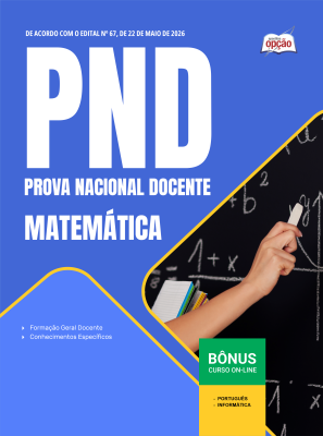 Apostila PND - Prova Nacional Docente 2026 - Matemática