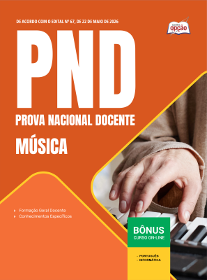 Apostila PND - Prova Nacional Docente 2026 - Música