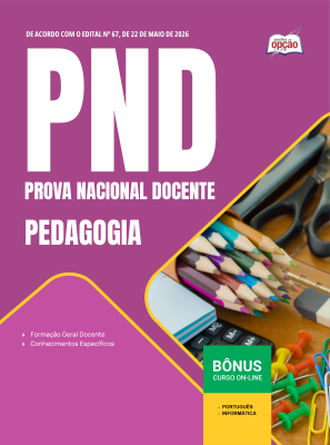 Apostila PND - Prova Nacional Docente 2026 - Pedagogia