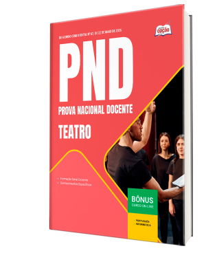 Apostila PND - Prova Nacional Docente 2026 - Teatro
