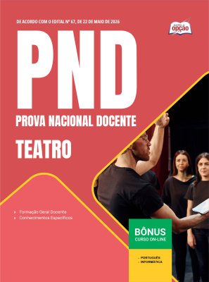 Apostila PND - Prova Nacional Docente 2026 - Teatro
