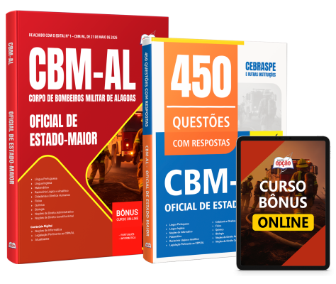 Combo CBM-AL 2026 - Oficial de Estado-Maior