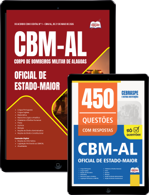 Combo CBM-AL 2026 - Oficial de Estado-Maior