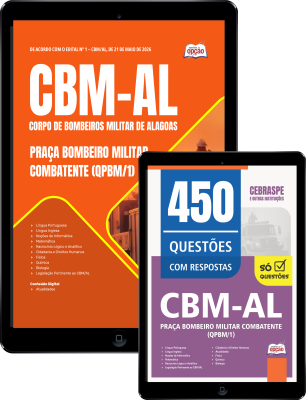 Combo CBM-AL 2026 - Praça Bombeiro Militar Combatente