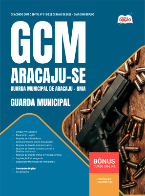 Apostila Prefeitura de Aracaju-SE 2026 - Guarda Municipal
