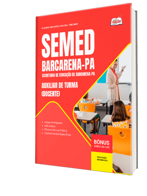 Apostila SEMED Barcarena-PA 2026 - Auxiliar de Turma (Docente)