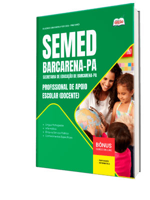 Apostila SEMED Barcarena-PA 2026 - Profissional de Apoio Escolar (Docente)