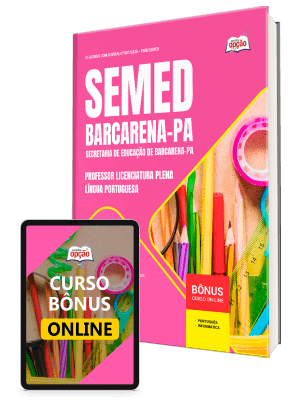 Apostila SEMED Barcarena-PA 2026 - Professor Licenciatura Plena - Língua Portuguesa