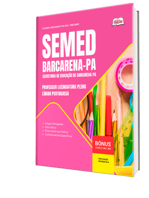 Apostila SEMED Barcarena-PA 2026 - Professor Licenciatura Plena - Língua Portuguesa