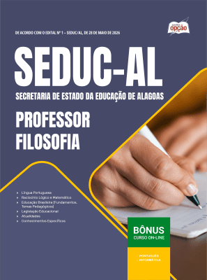 Apostila SEDUC-AL 2026 - Professor Filosofia