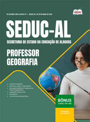 Apostila SEDUC-AL 2026 - Professor Geografia