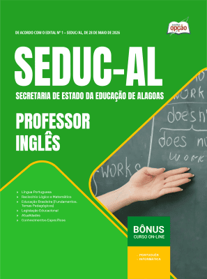 Apostila SEDUC-AL 2026 - Professor Inglês