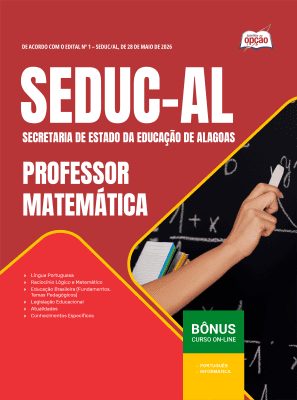Apostila SEDUC-AL 2026 - Professor Matemática