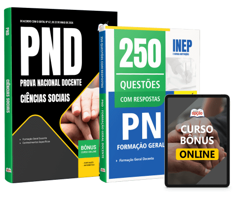 Combo PND - Prova Nacional Docente 2026 - Ciências Sociais