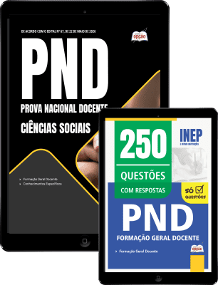Combo PND - Prova Nacional Docente 2026 - Ciências Sociais
