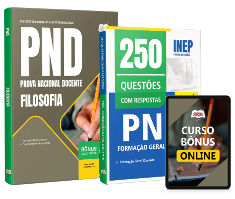 Combo PND - Prova Nacional Docente 2026 - Filosofia