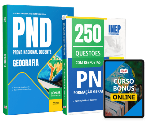 Combo PND - Prova Nacional Docente 2026 - Geografia