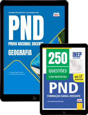 Combo PND - Prova Nacional Docente 2026 - Geografia