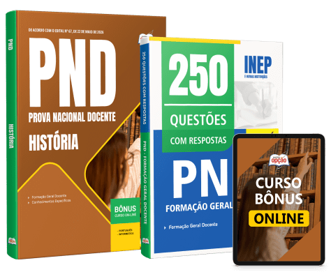 Combo PND - Prova Nacional Docente 2026 - História