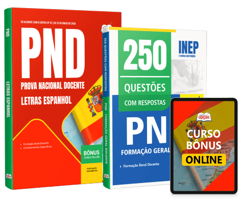 Combo PND - Prova Nacional Docente 2026 - Letras Espanhol