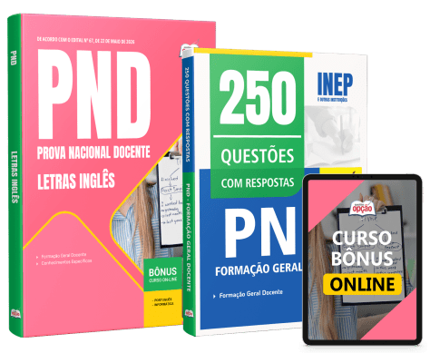 Combo PND - Prova Nacional Docente 2026 - Letras Inglês