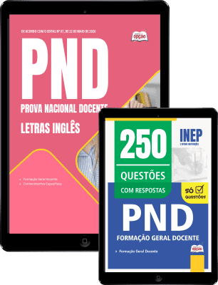Combo PND - Prova Nacional Docente 2026 - Letras Inglês