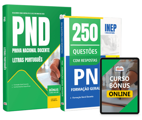 Combo PND - Prova Nacional Docente 2026 - Letras Português