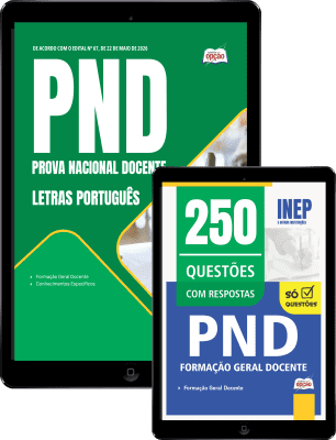 Combo PND - Prova Nacional Docente 2026 - Letras Português