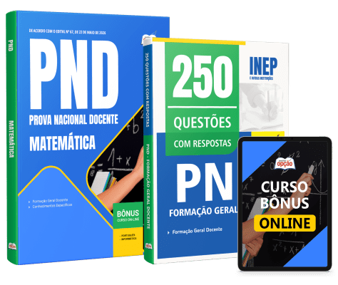 Combo PND - Prova Nacional Docente 2026 - Matemática