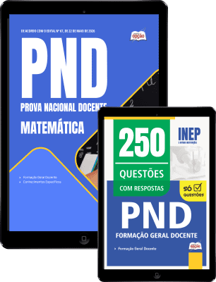 Combo PND - Prova Nacional Docente 2026 - Matemática