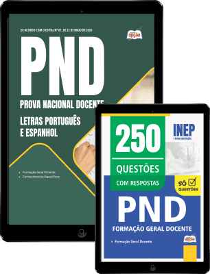 Combo PND - Prova Nacional Docente 2026 - Letras Português e Espanhol