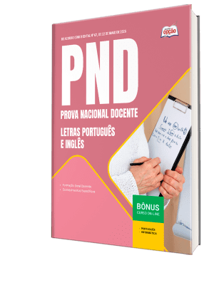 Combo PND - Prova Nacional Docente 2026 - Letras Português e Inglês