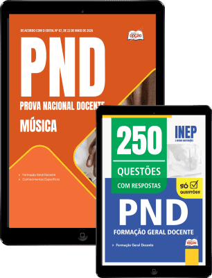 Combo PND - Prova Nacional Docente 2026 - Música