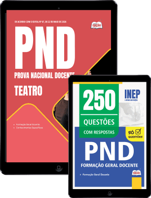 Combo PND - Prova Nacional Docente 2026 - Teatro