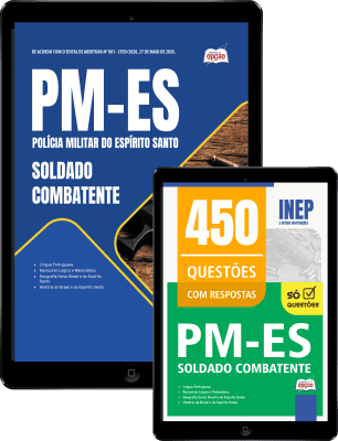 Combo PM-ES 2026 - Soldado Combatente