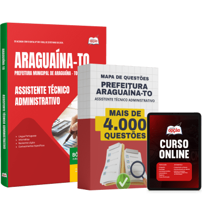 Apostila Prefeitura de Araguaína-TO 2026 - Assistente Técnico Administrativo